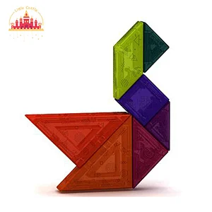 DIY Educational Multi Color Magnetic Plastic Tangram for Kids SL13A047