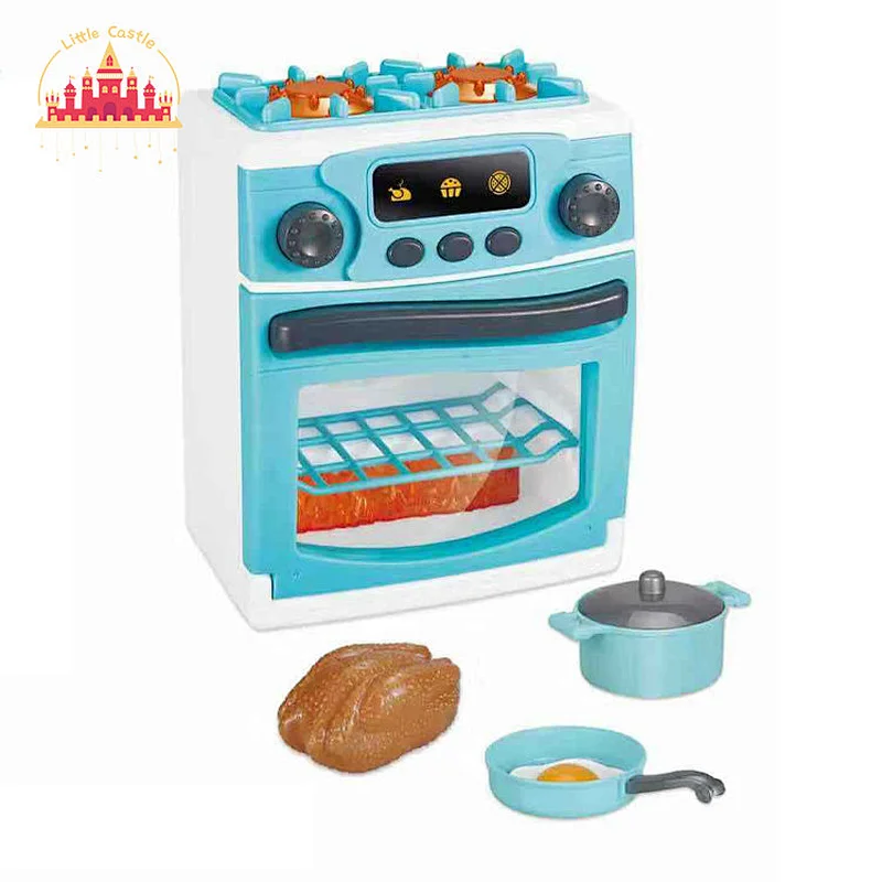 Factory direct sale electric light sound effect plastic oven toy for toddler SL10D286
