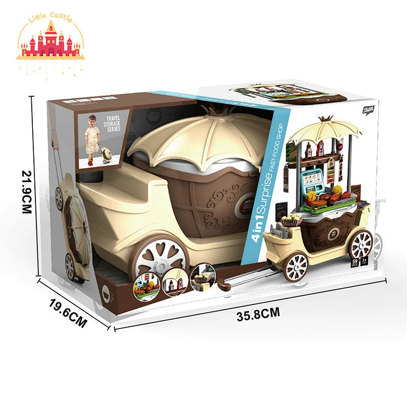 Hot Supermarket Play Set Toy Plastic Princess Burger Shop Toy for Kids SL10G030