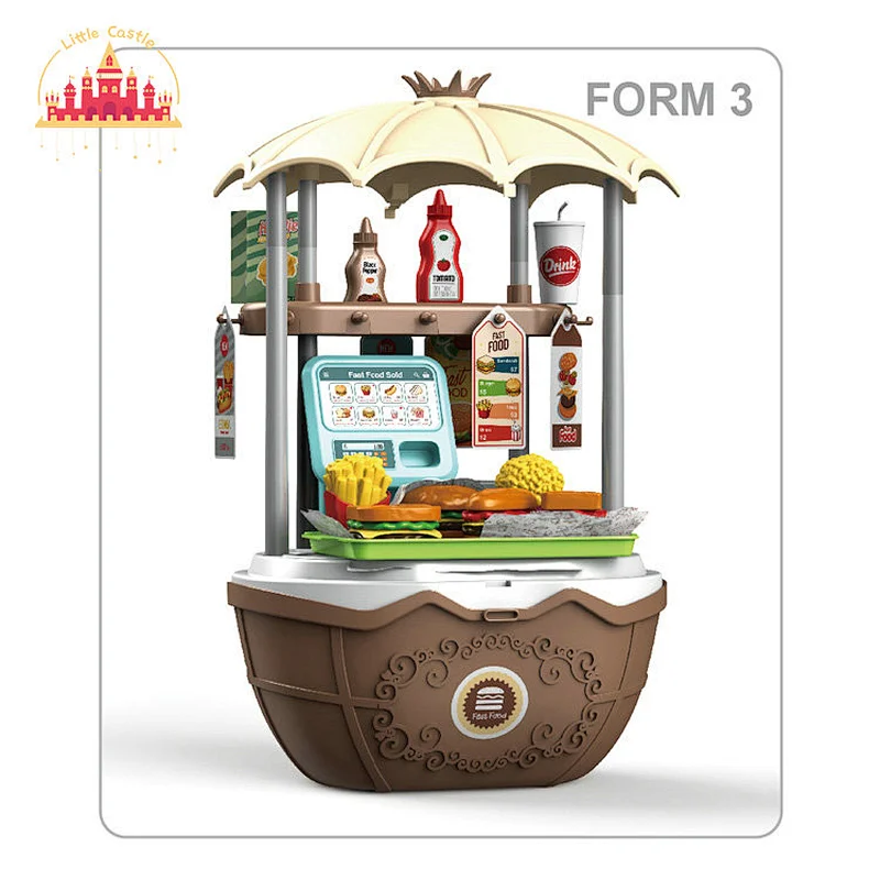 Hot Supermarket Play Set Toy Plastic Princess Burger Shop Toy for Kids SL10G030