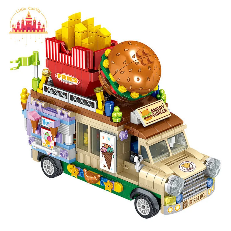 3D Educational Building Block Toy Hamburger Car Toy for Kids SL03B011