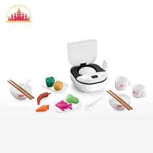 Good Sale Plastic Pretend Play Cooking Stove Pot Set Kids Toys Kitchen Play Set SL10D173