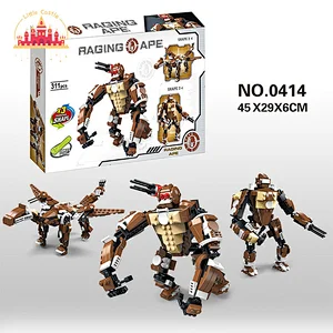 331Pcs Rampage Gorilla Model Building Block Toy Plastic 3 In1Educational Toy For Kids SL13A087