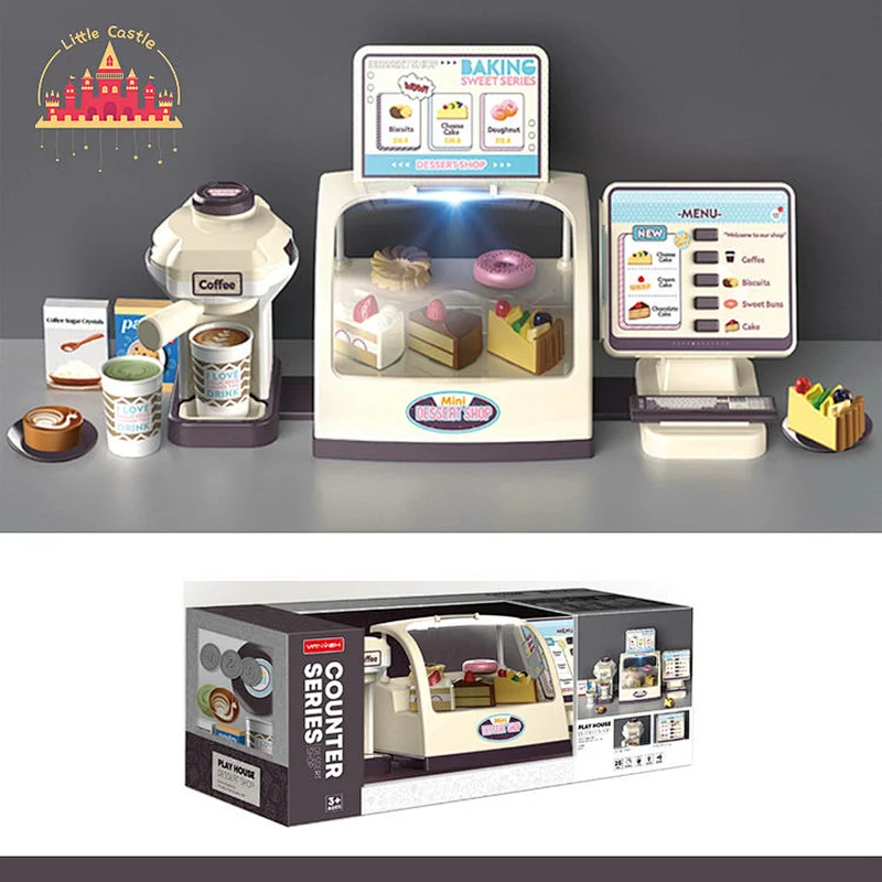 Children Play House Pretending Dessert Shop Plastic Cash Register Set Toy SL10D338