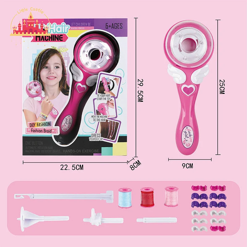 Hot Selling Fashion DIY Hair Braiding Machine Toy Plastic Makeup Toy For Girls SL10A088