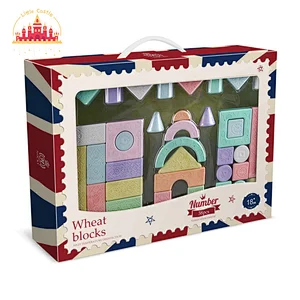 Soft Color Educational Geometric Block Plastic Stacking Block Toy SL13A046