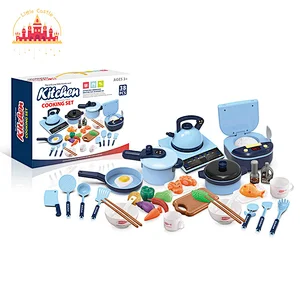 Premium quality kitchen simulation cooking funny plastic kids cooking food toy SL10D178