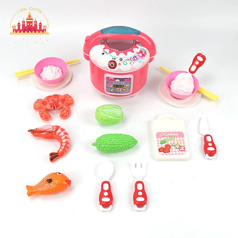 Play Preschool Toy Plastic Children Electric Steam Rice Cooker Toy SL07B005