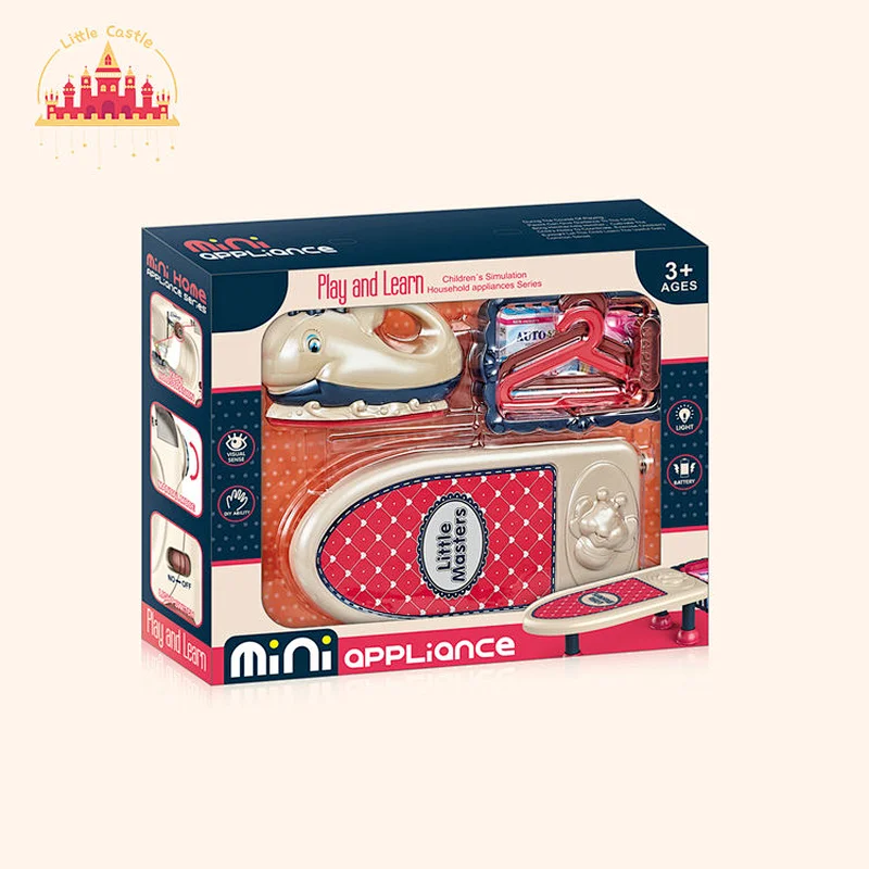 Mini appliance kids iron with table toy play toy plastic ironing board toy SL10D203