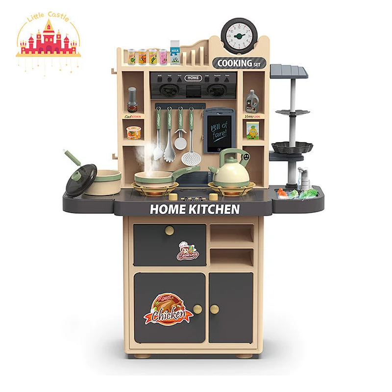 Luxury Plastic Pretend Playing Spray Kitchen Toys Cooking Table Game for Kids SL10C020