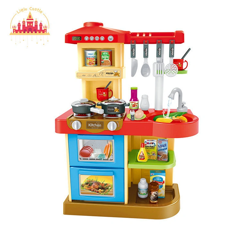 Popular Kids Pretend Play Water Spray Plastic Kitchen Toy With Sound Light SL10C064