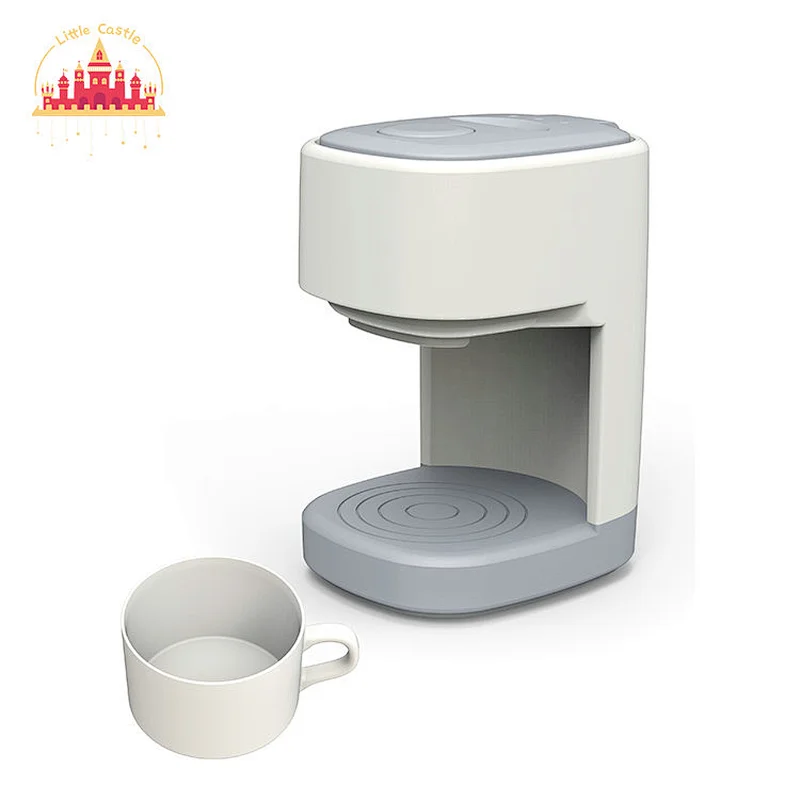 High Quality Cooking Play House Electric Plastic Coffee Machine Toy For Kids SL10D865