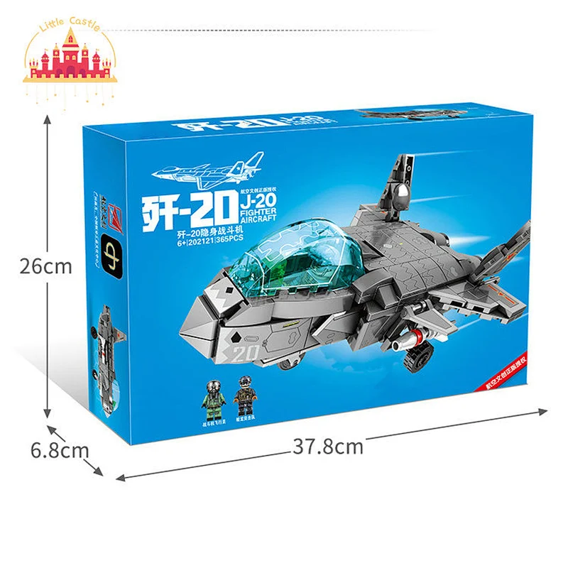 Popular Model Building Blocks Set Plastic DIY Fighter Aircraft Toy For Kids SL13A507