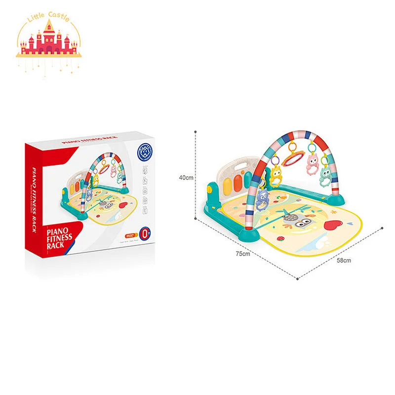 Multifunctional Piano Fitness Rack Baby Dinosaur Play Mat With Light Music SL08K082