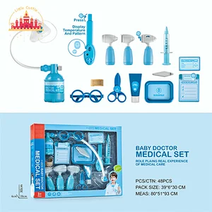 High Quality Doctor Pretend Role Play Pink Plastic Medical Table For Kids SL10D943