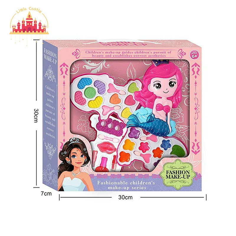 3 Layers Shell Shaped Cosmetics Box Play House Plastic Makeup Toys For Kids SL10A477
