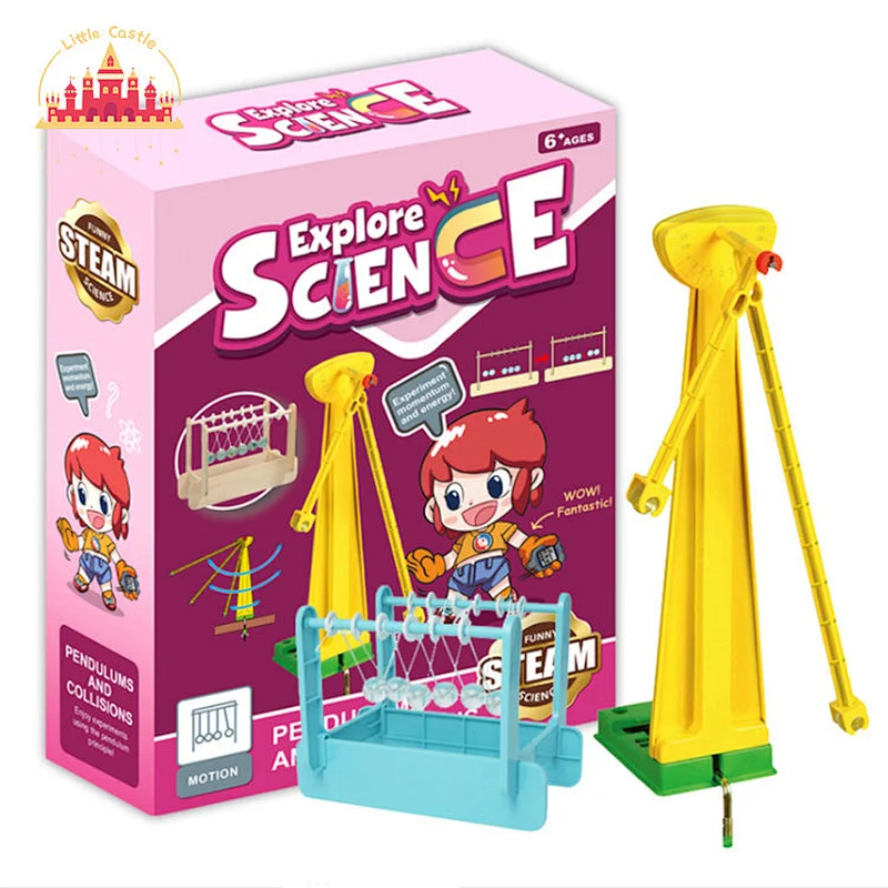Kids Physical Experiment Toy Assembly Plastic Pendulums And Collisions Toy SL17A054