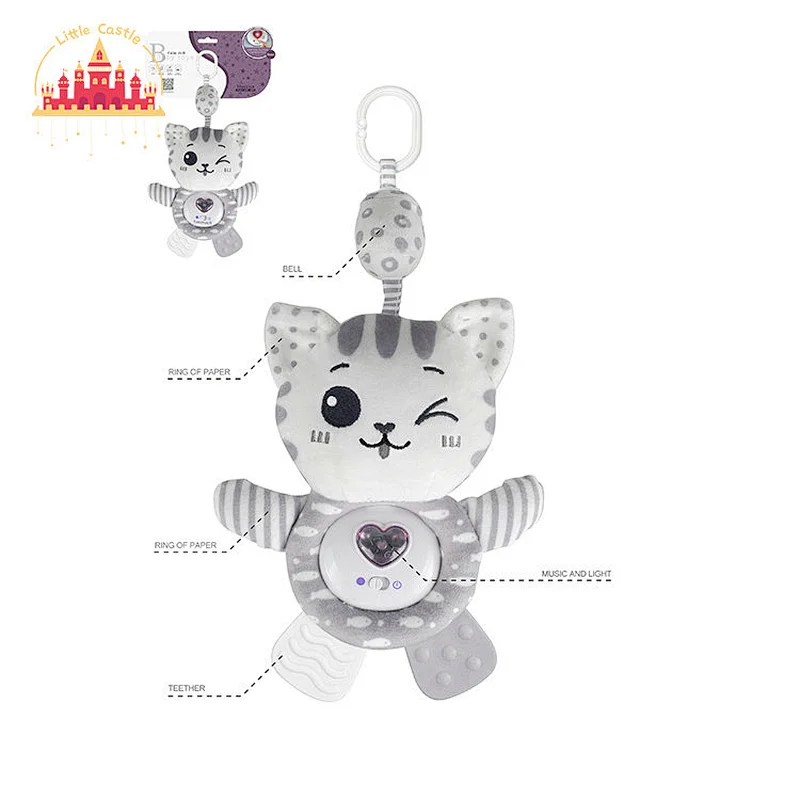 Hot Selling Stuffed Appease Hanging Toy Bear Plush Soothing Crib For Baby SL21E094