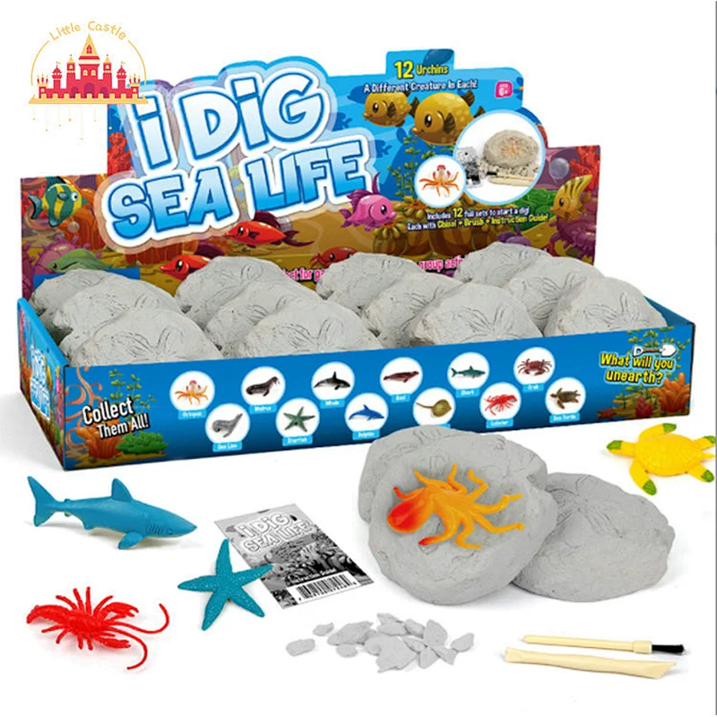 Wholesale DIY 12Pcs Dig and Discovery Insect Excavation Kit For Kids SL17A076