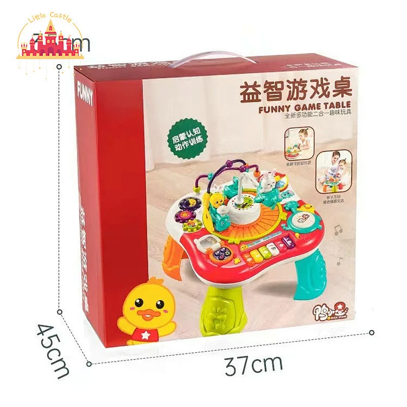 Early Educational Multifunctional Study Desk Plastic Activity Table For Kids SL12D004
