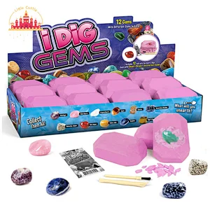 12Pcs Luminous Dinosaur Egg Excavation Set Educational Digging Game For Kids SL17A069