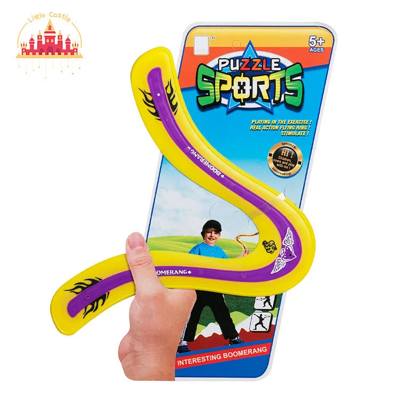 Customized Outdoor Flying Disc Game Plastic Boomerang Toy For Kids SL01D127