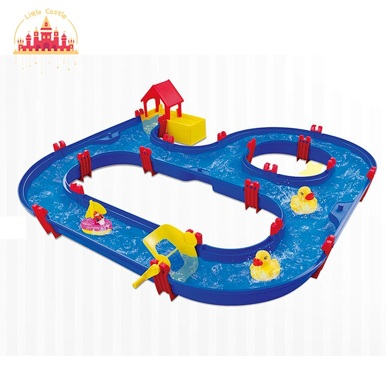 New Arrival Funny Fishing Game Assembly Plastic Water Park Toy For Kids SL01A384