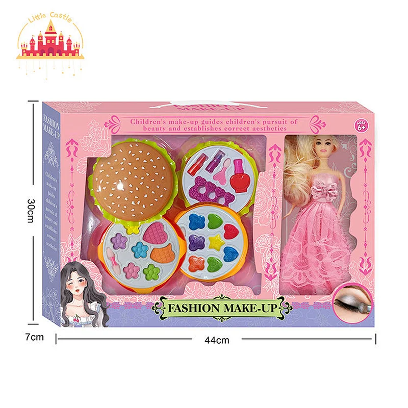 High Quality Makeup Play Set Play House Plastic Cosmetics Handbag For Kids SL10A404