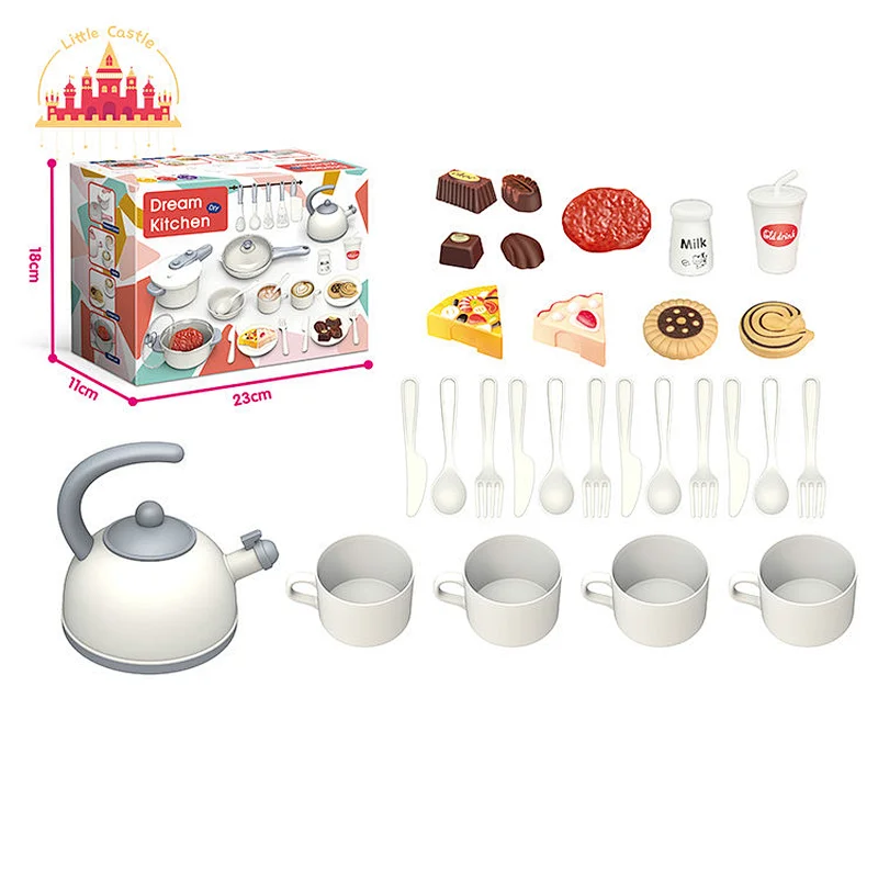 High Quality Cooking Play House Electric Plastic Coffee Machine Toy For Kids SL10D865