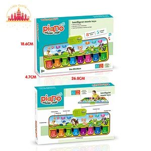 Educational Musical Toy Cartoon Animal Electronic Piano Play Mat For Kids SL07D018
