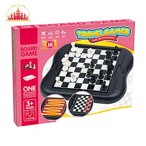 Customize Educational Interactive 3 In 1 Plastic Chess Game Board For Kids SL11A140