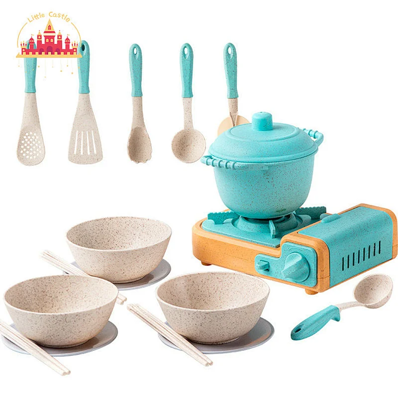 Eco-friendly Cooking Set Toy Simulation 21 Pcs Induction Cooker Toy For Kids SL10D785