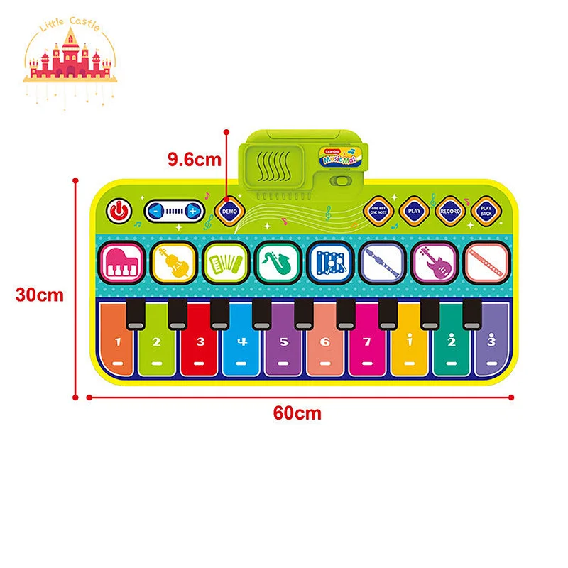 Hot Sale Musical Piano Keyboard Toy Cartoon Dinosaur Dance Mat For Kids SL07D032