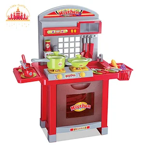 Popular Kids Pretend Play Simulation Plastic Kitchen Toy With Light Music SL10C372