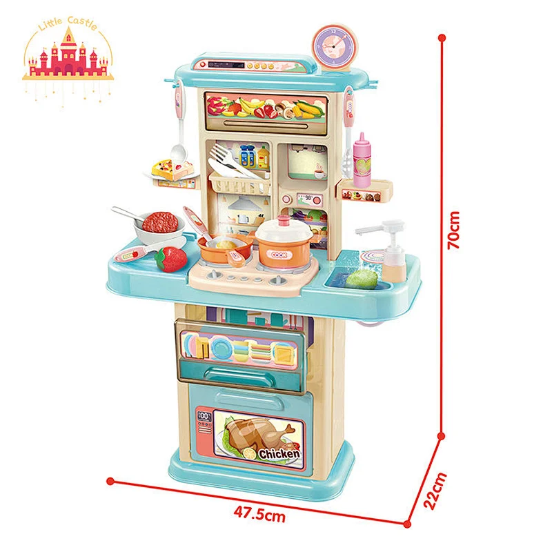 Hot Selling Kids Pretend Play Mini Plastic Kitchen Toy With Water Function SL10C100