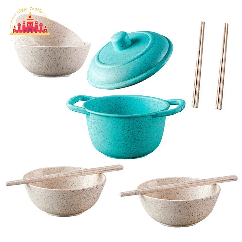 Kitchen Pretend Play Eco-friendly Simulation 14 Pcs Kettle Set Toy For Kids SL10D778