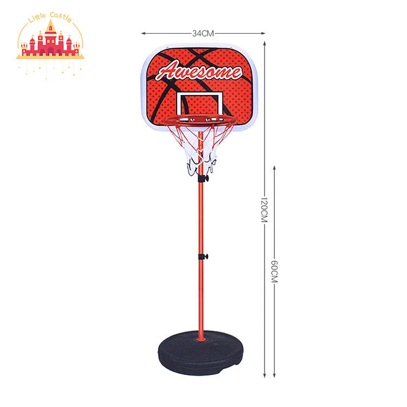 Customize Height Adjustable 165CM Mini Plastic Basketball Stand Toy For Kids SL01F035