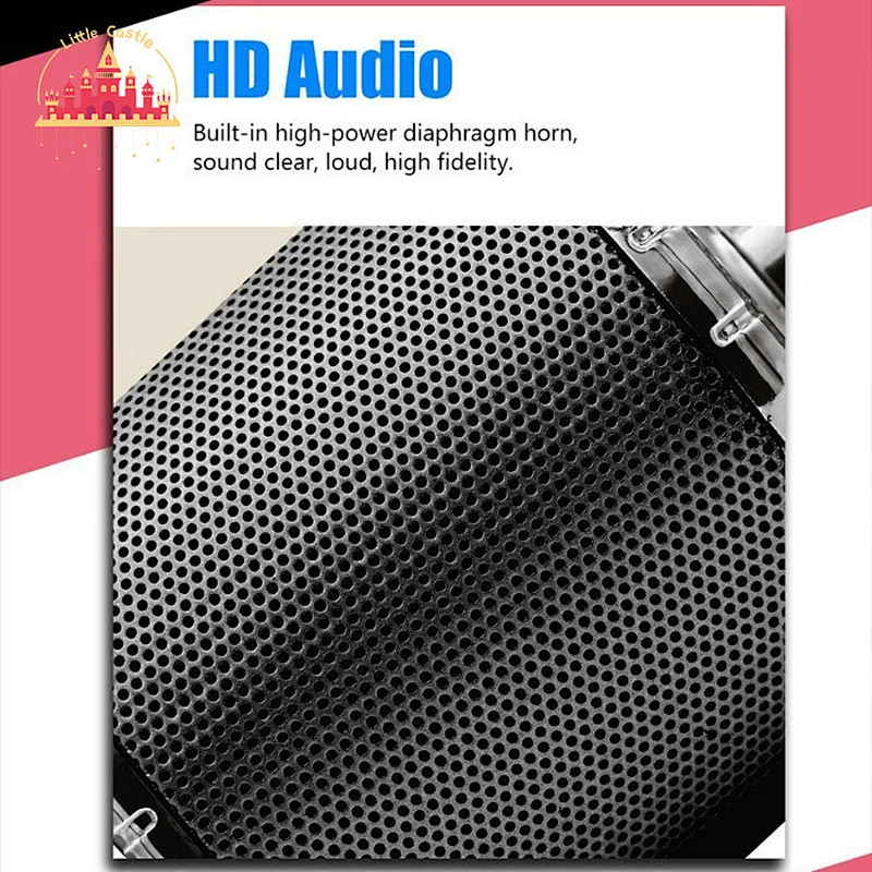 Popular Home Party Handheld Portable Karaoke Microphone With LED Lights SL07C008