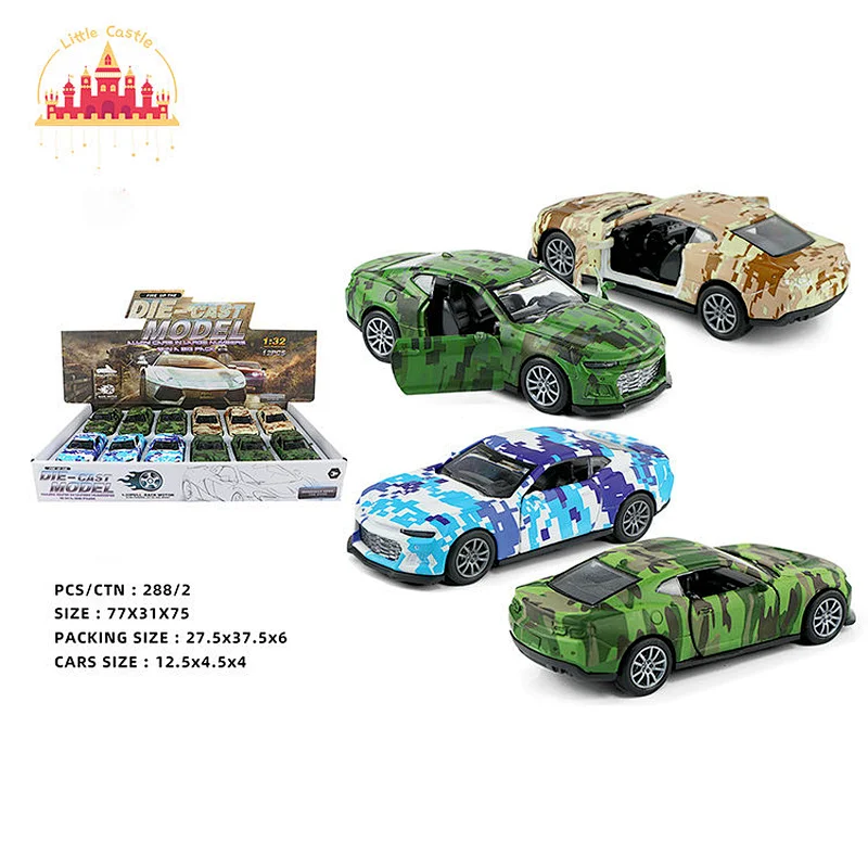 2023 New 12 Pcs 1:32 Pull Back Vehicle Toy Alloy Diecast Model Car For Kids SL04A948