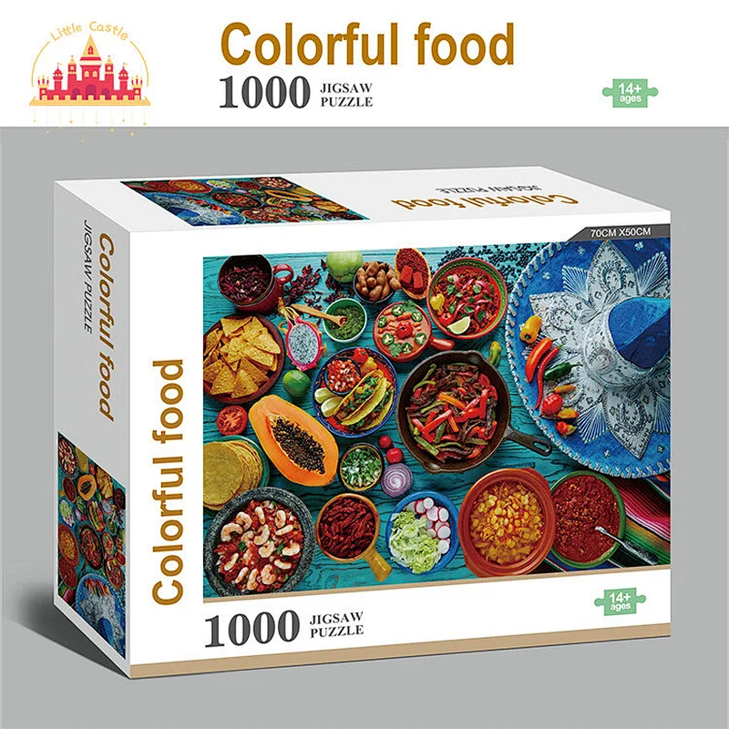 1000 Pieces Intelligent Oil Painting Paper Jigsaw Puzzles For Age 14+ SL14A261