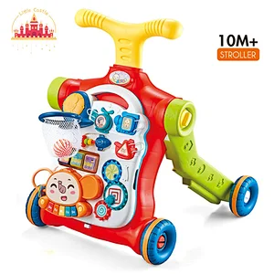 4 In 1 Educational Play Table Push Scooter Plastic Activity Walker For Baby SL16E011