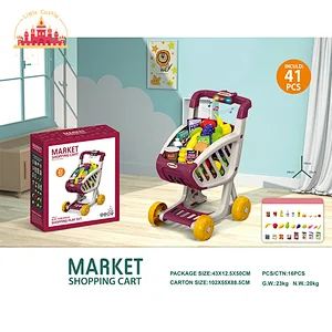 44 Pcs Shopping Play Set Pretend Play Plastic Supermarket Toys For Kids SL10E010