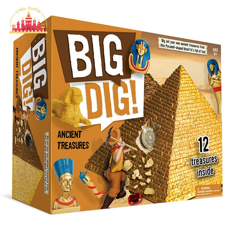 High Quality Archaeological Excavation Kit Kids DIY Natural Fossils Digging Set SL17A090