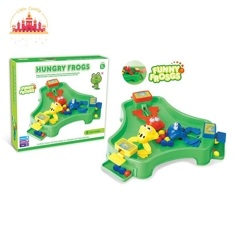 New Style Funny Plastic Hungry Frog Eat Beads Board Game For 2 Kids SL01A139