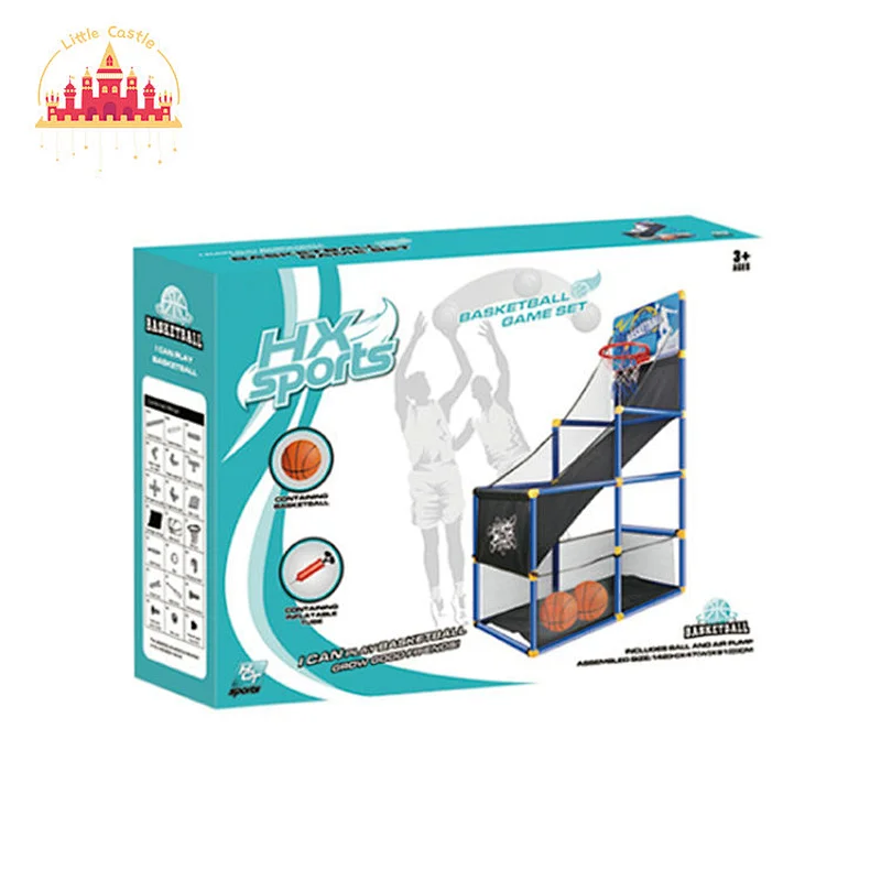 Indoor Outdoor Sport Game Portable Standing Basketball Shooting Toy For Kids SL01F048