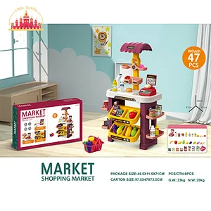 Hot Sale Kids 77 Pcs Cooking Play Set Plastic Kitchen Toy With Water Spray SL10C365