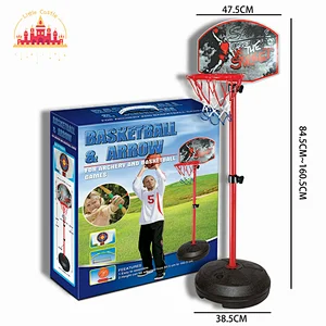 2 In 1 Multifuncational Kids Plastic Basketball Stand Toy With Arrow Target SL01F137