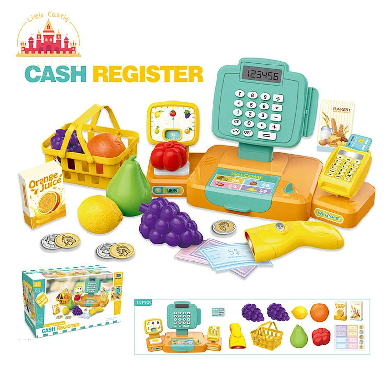 Wholesale Kids Educational Shopping Game Cash Register Set Toy With Sound SL10D499