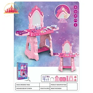 Hot Selling Pretend Play Beauty Set Toys Plastic Dressing Table For Kids SL08H013