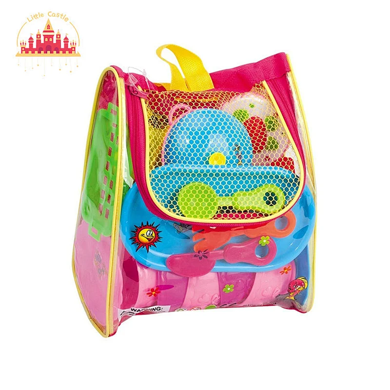 Hot Selling Tableware Basket Plastic 26 Pcs Kitchen Set Toy For Kids SL10D622